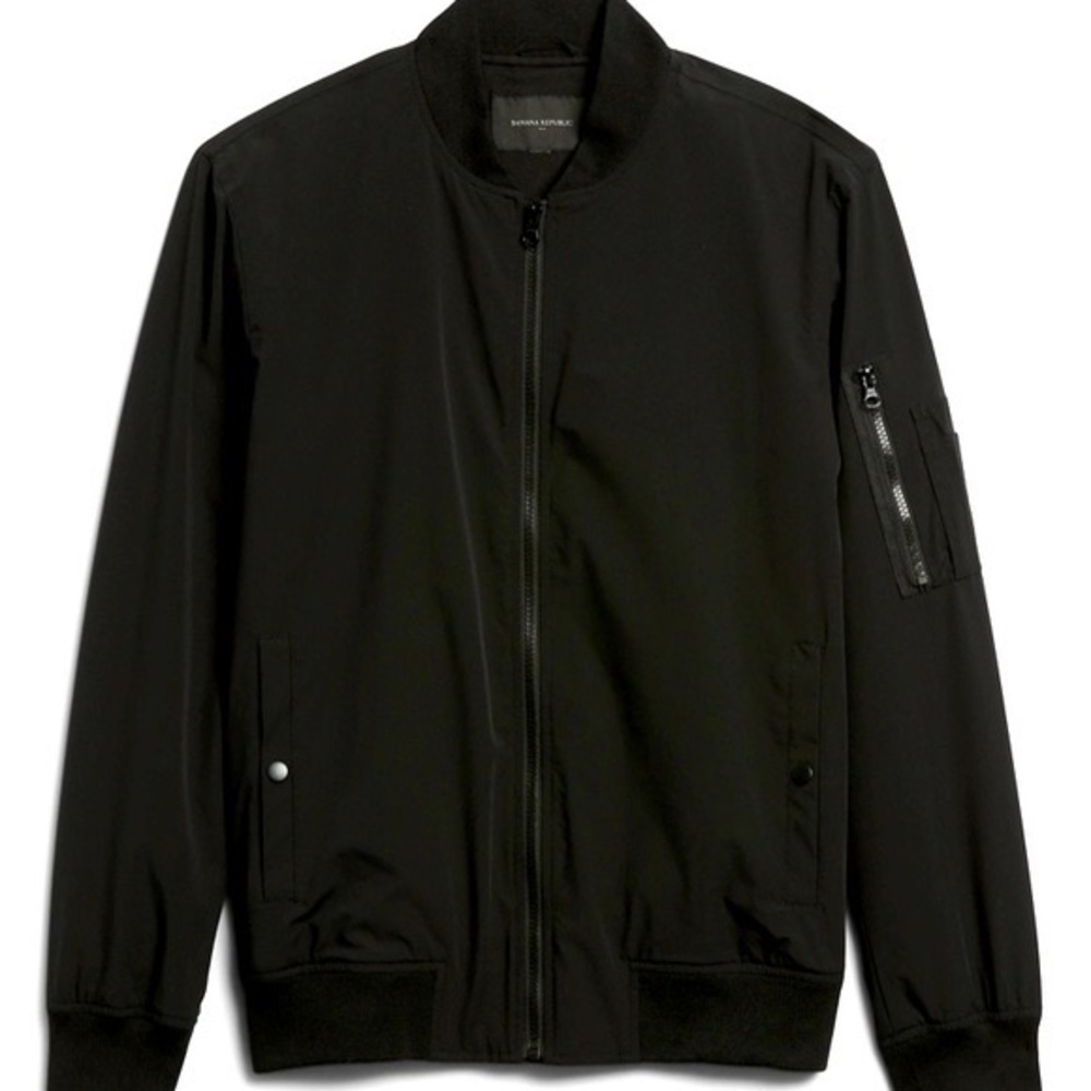 BR Black Tech Motion Bomber Jacket